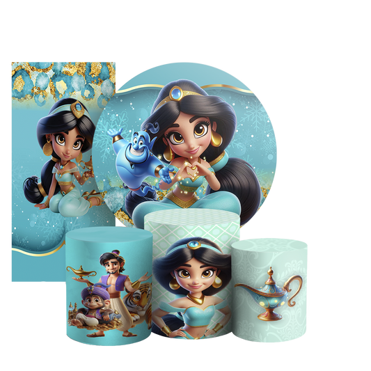 Arte Digital Painel de Festa - Jasmine 804406