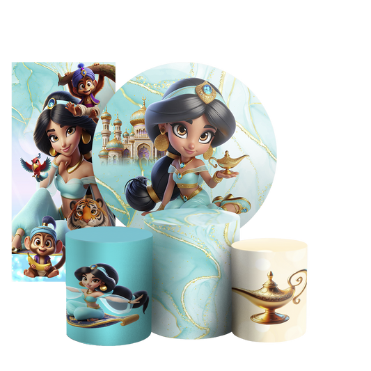 Arte Digital Painel de Festa - Jasmine 804407