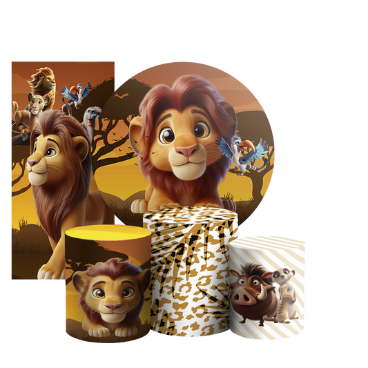 Arte Digital Painel de Festa - Rei Leão 804414