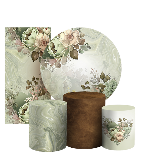 Arte Digital Painel de Festa - Floral 804480