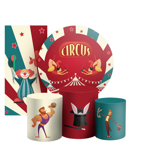 Arte Digital Painel de Festa - Circo 804501