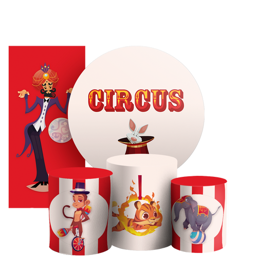 Arte Digital Painel de Festa - Circo 804504