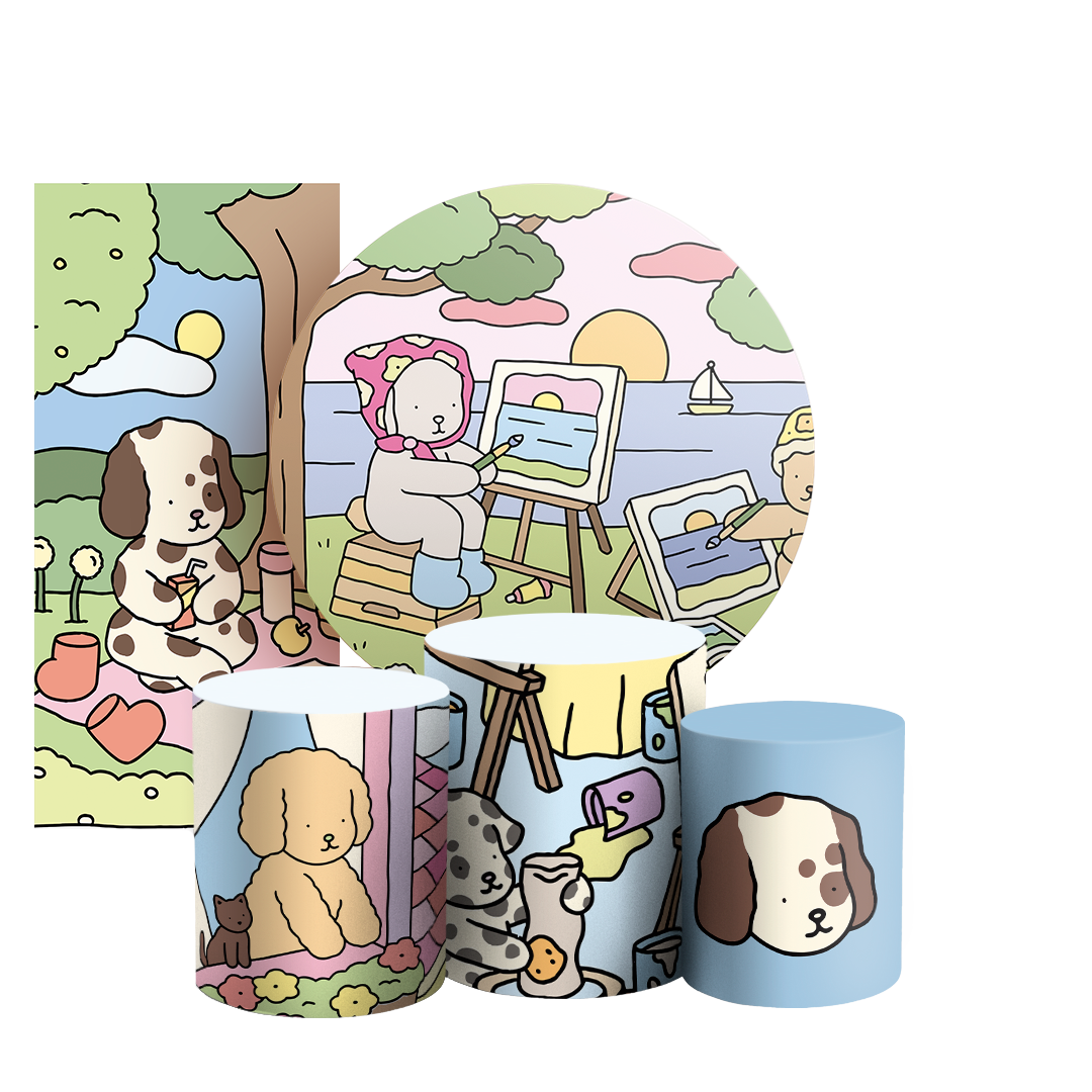 Arte Digital Painel de Festa - Bobbie Goods 804530