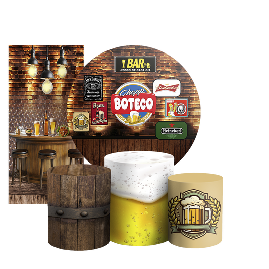 Arte Digital Painel de Festa - Boteco 804616