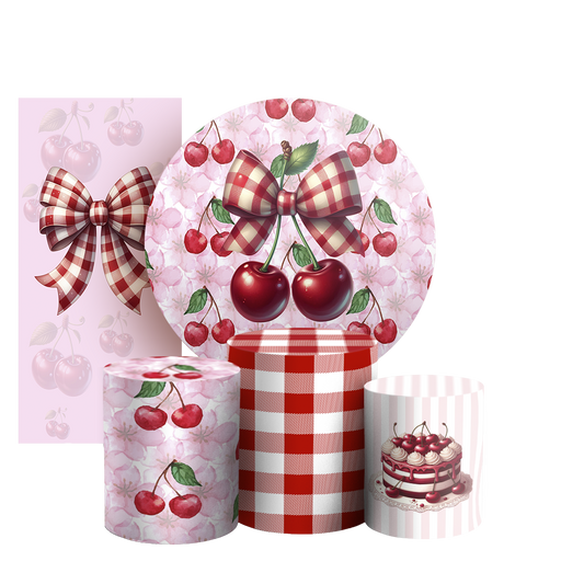 Arte Digital Painel de Festa - Cerejinha 804624