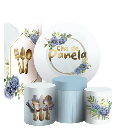 Arte Digital Painel de Festa - Cha De Casa Nova 804625