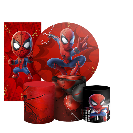 Arte Digital Painel de Festa - Homem Aranha 804641