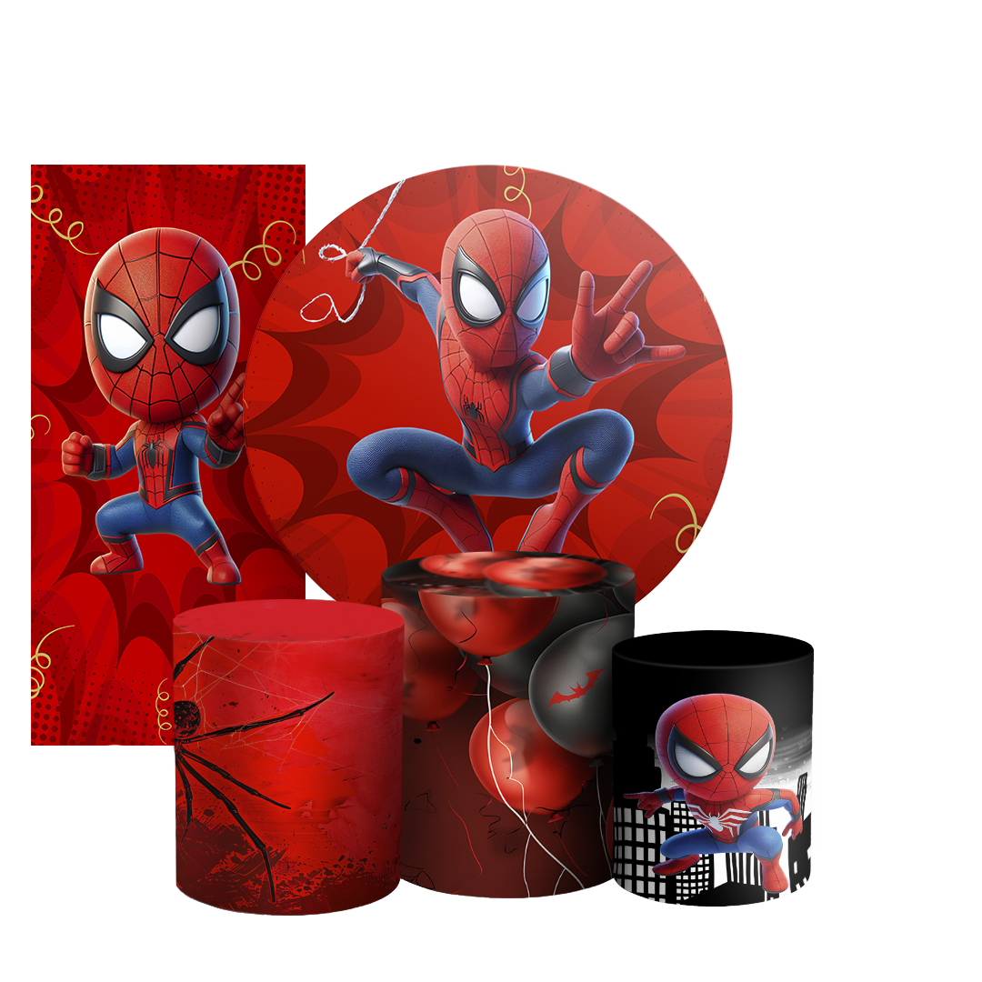 Arte Digital Painel de Festa - Homem Aranha 804641