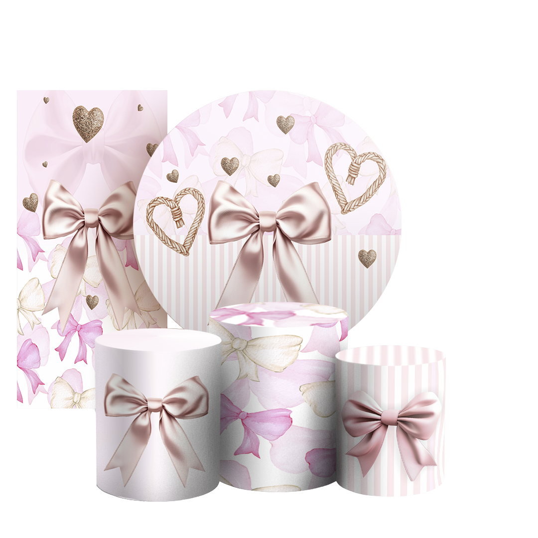 Arte Digital Painel de Festa - Laços 804643