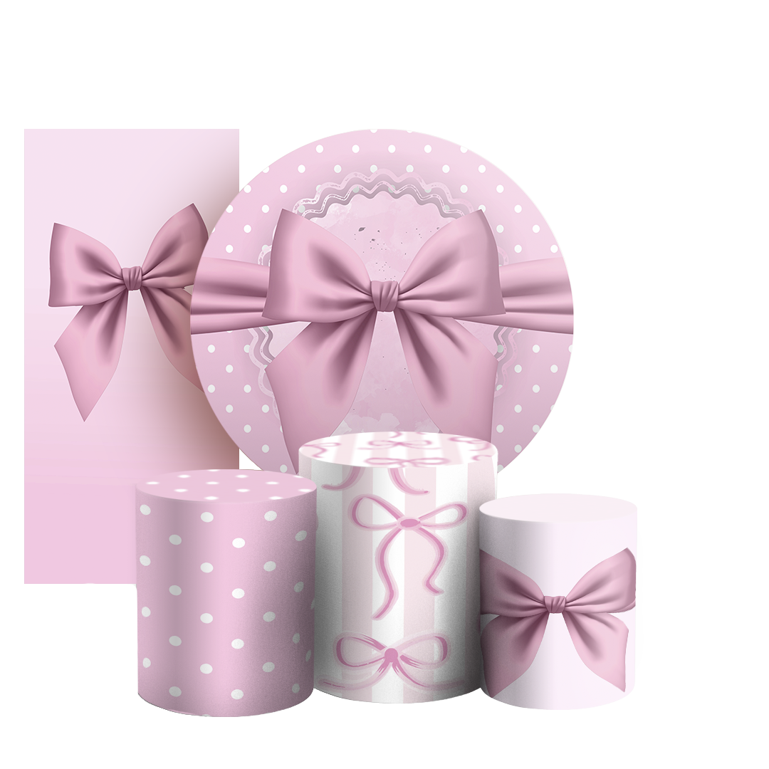 Arte Digital Painel de Festa - Laços 804644