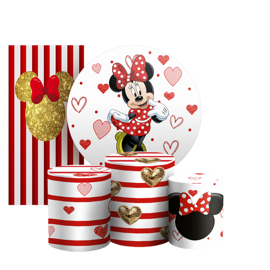 Arte Digital Painel de Festa - Minnie 804649