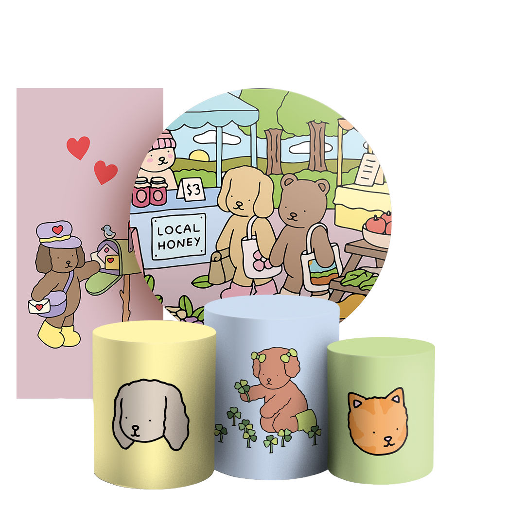 Arte Digital Painel de Festa - Bobbie Goods 804690