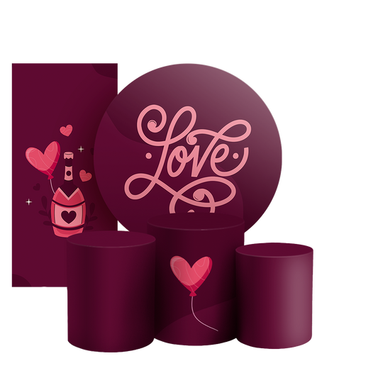 Arte Digital Painel de Festa - Namorados 804705