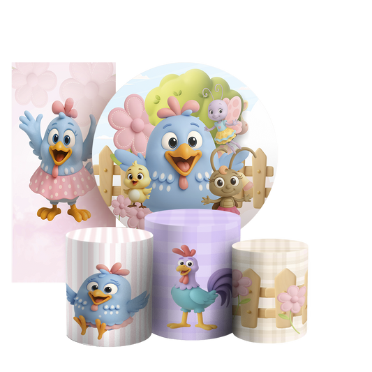 Arte Digital Painel de Festa - Galinha Pintadinha 804736