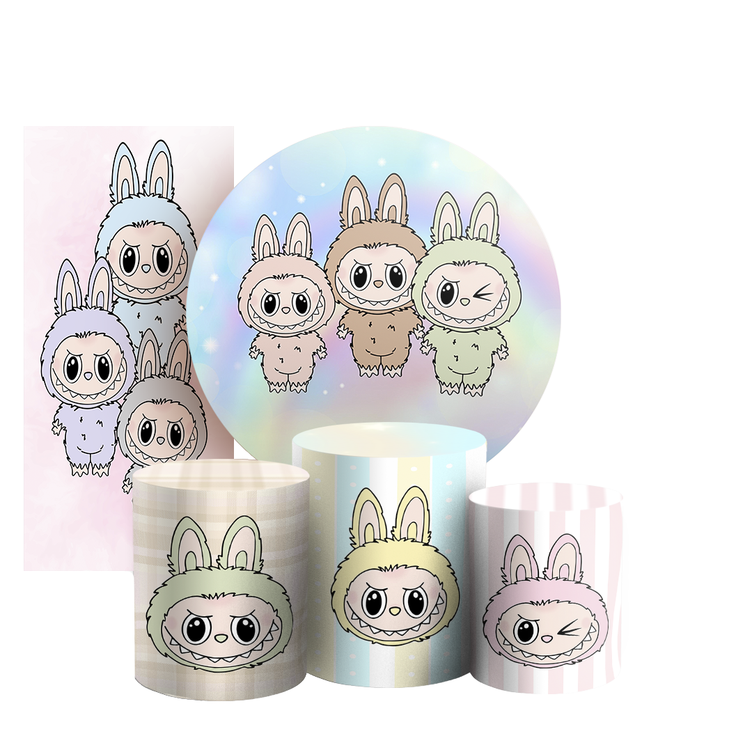 Arte Digital Painel de Festa - La Bubu 804739