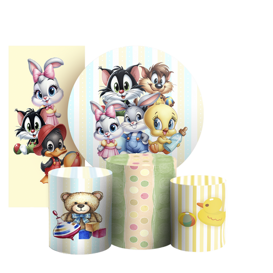 Arte Digital Painel de Festa - Looney Tunes 804747