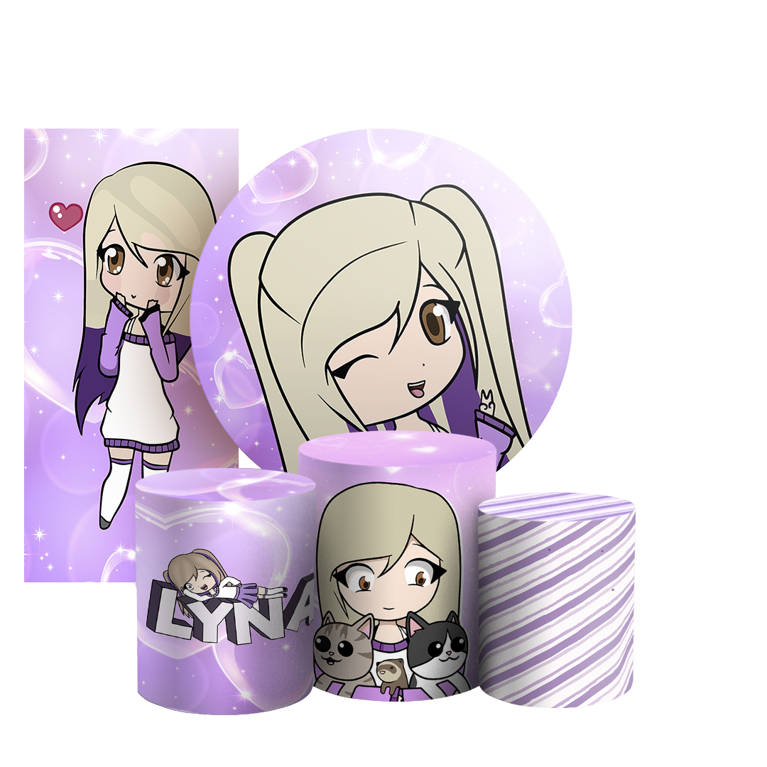 Arte Digital Painel de Festa - Lyna 804748