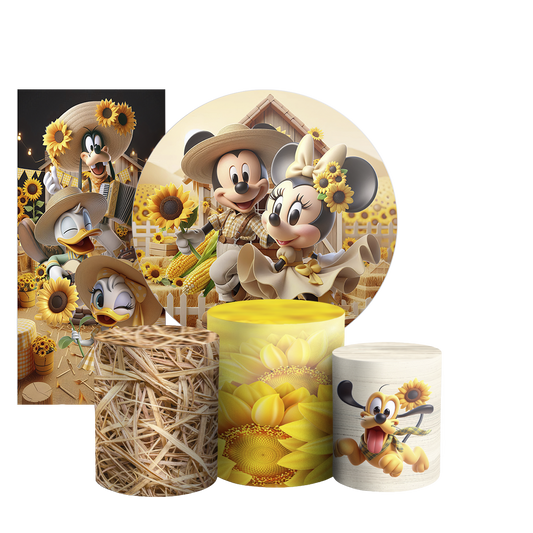 Arte Digital Painel de Festa - Minnie 804752