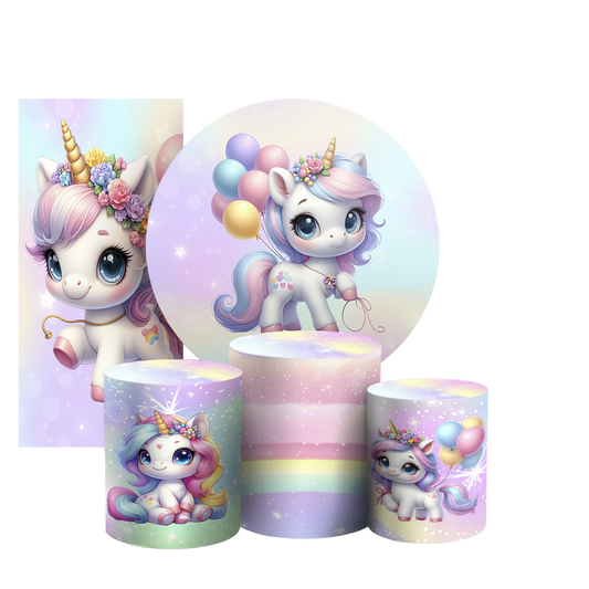 Arte Digital Painel de Festa - Unicornio 804776