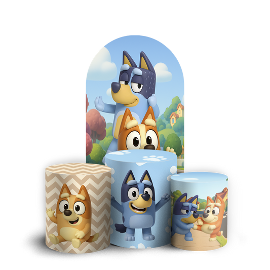 Arte Digital Painel de Festa - Bluey 804780