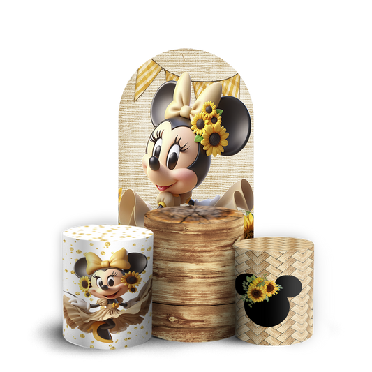 Arte Digital Painel de Festa - Minnie 804788