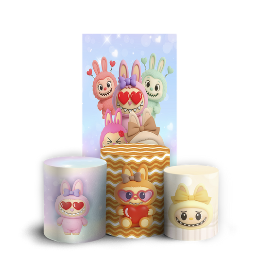 Arte Digital Painel de Festa - Labubu 804808