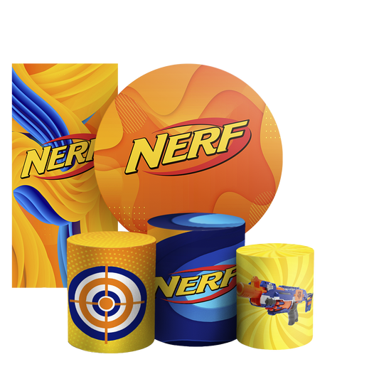 Arte Digital Painel de Festa - NERF 804843