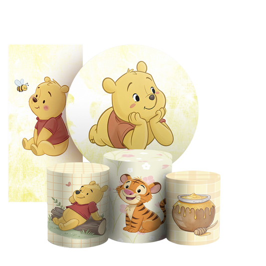 Arte Digital Painel de Festa - Ursinho Pooh 804855