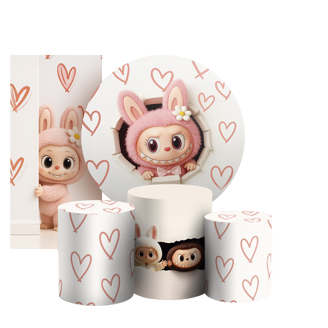 Arte Digital Painel de Festa - Labubu 804960