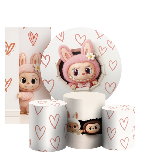 Arte Digital Painel de Festa - Labubu 804960