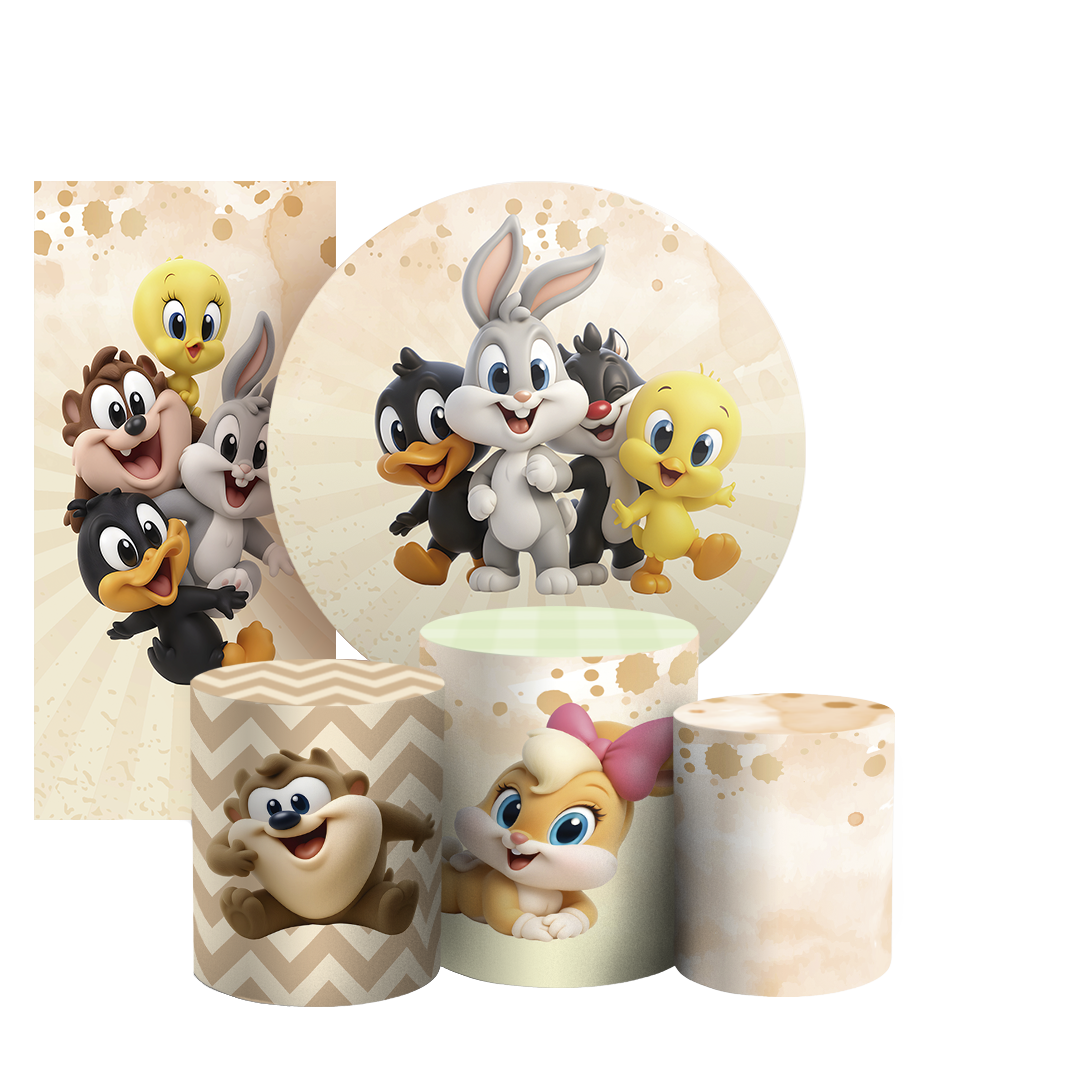 Arte Digital Painel de Festa - Looney Tunes 804984