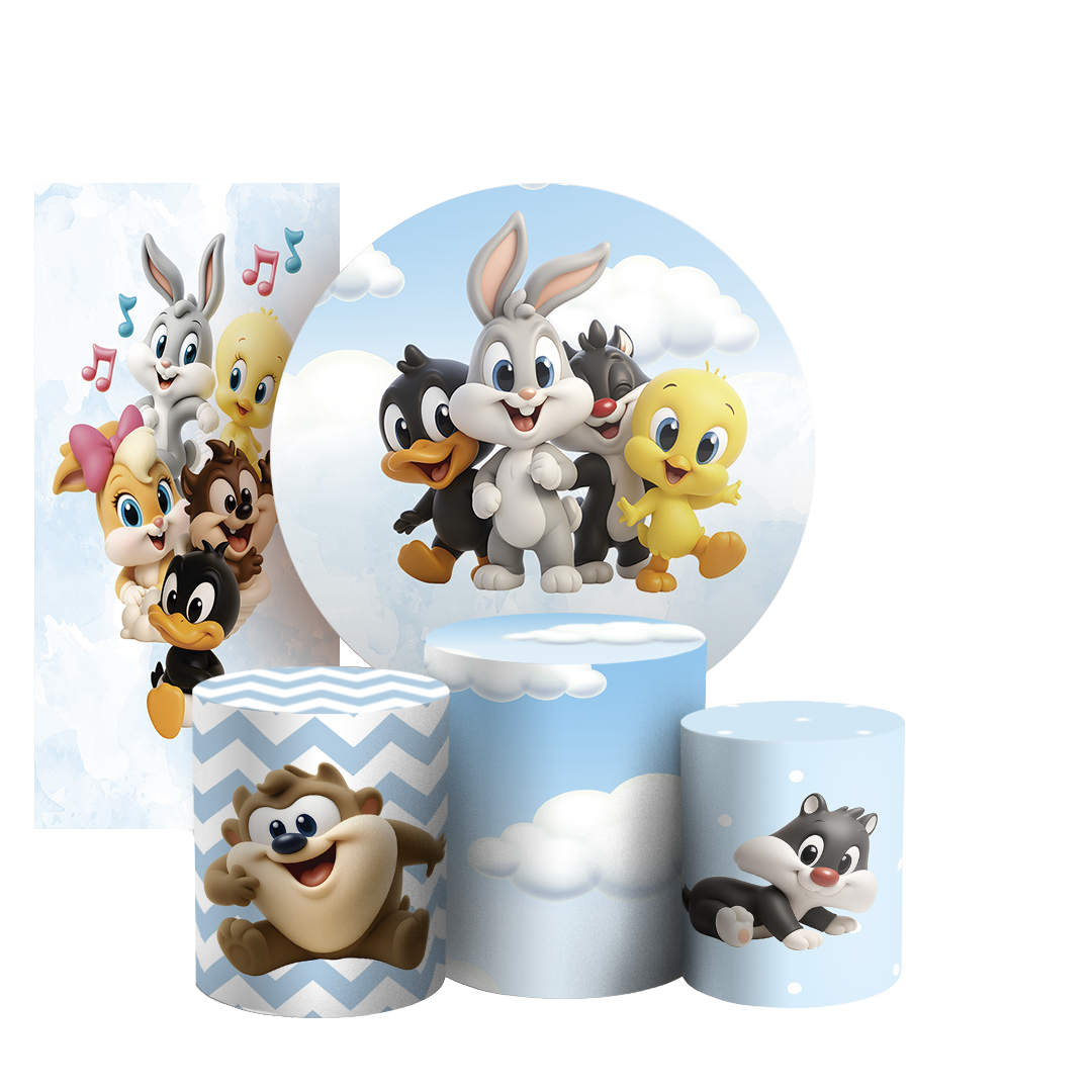 Arte Digital Painel de Festa - Looney Tunes 804985