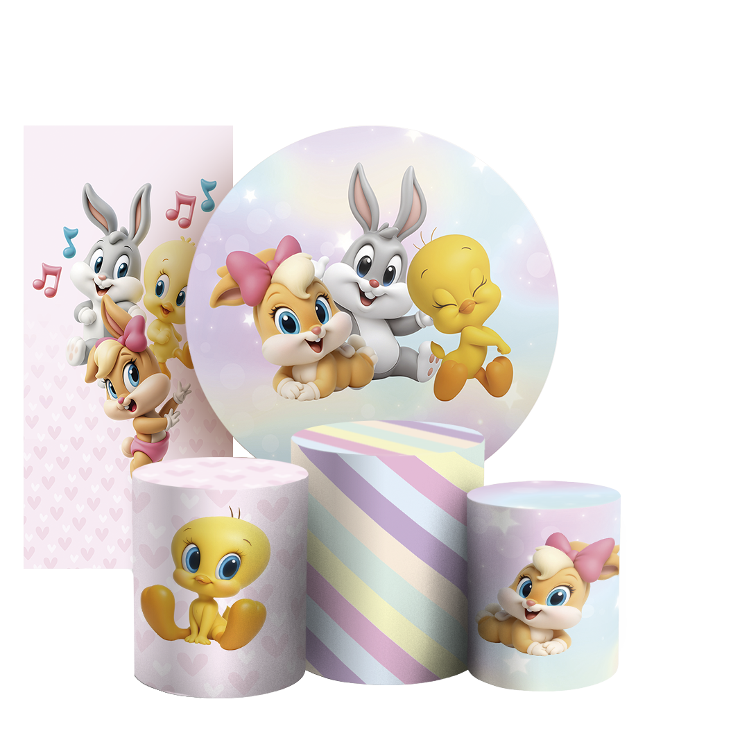 Arte Digital Painel de Festa - Looney Tune804986