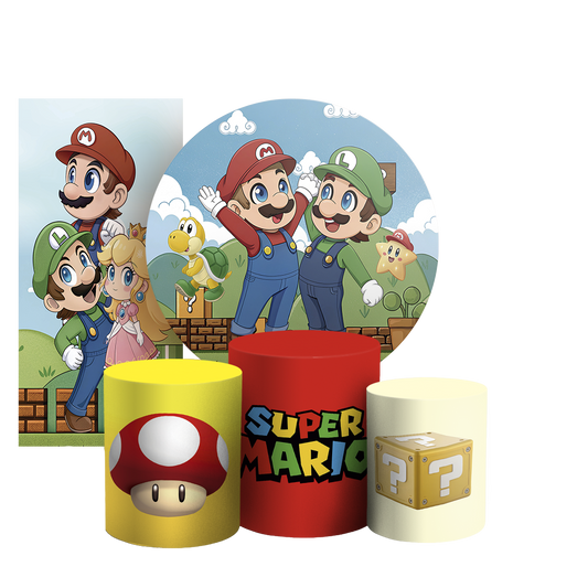 Arte Digital Painel de Festa - Super Mario 805009