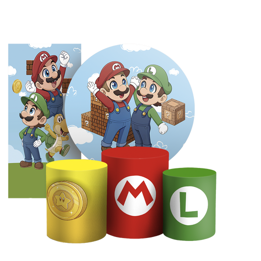 Arte Digital Painel de Festa - Super Mario 805010