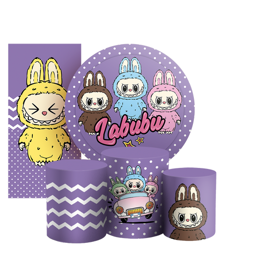 Arte Digital Painel de Festa - Labubu 805038