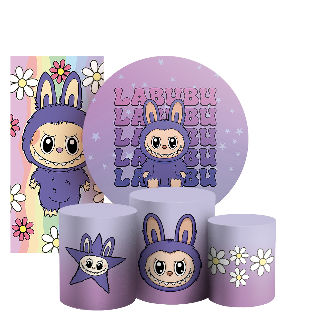 Arte Digital Painel de Festa - Labubu 805039