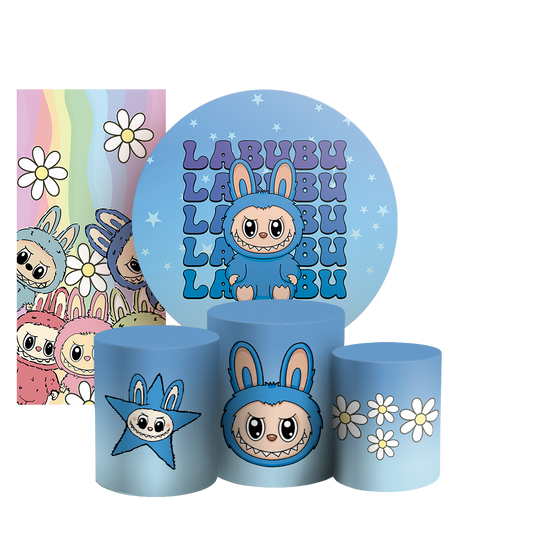 Arte Digital Painel de Festa - Labubu 805040