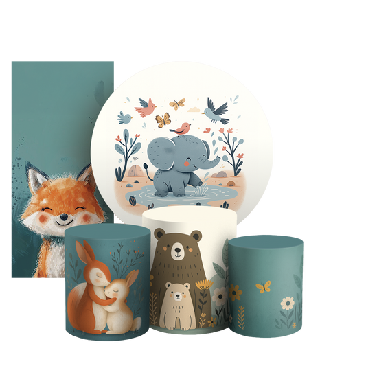 Arte Digital Painel de Festa - Safari 805064