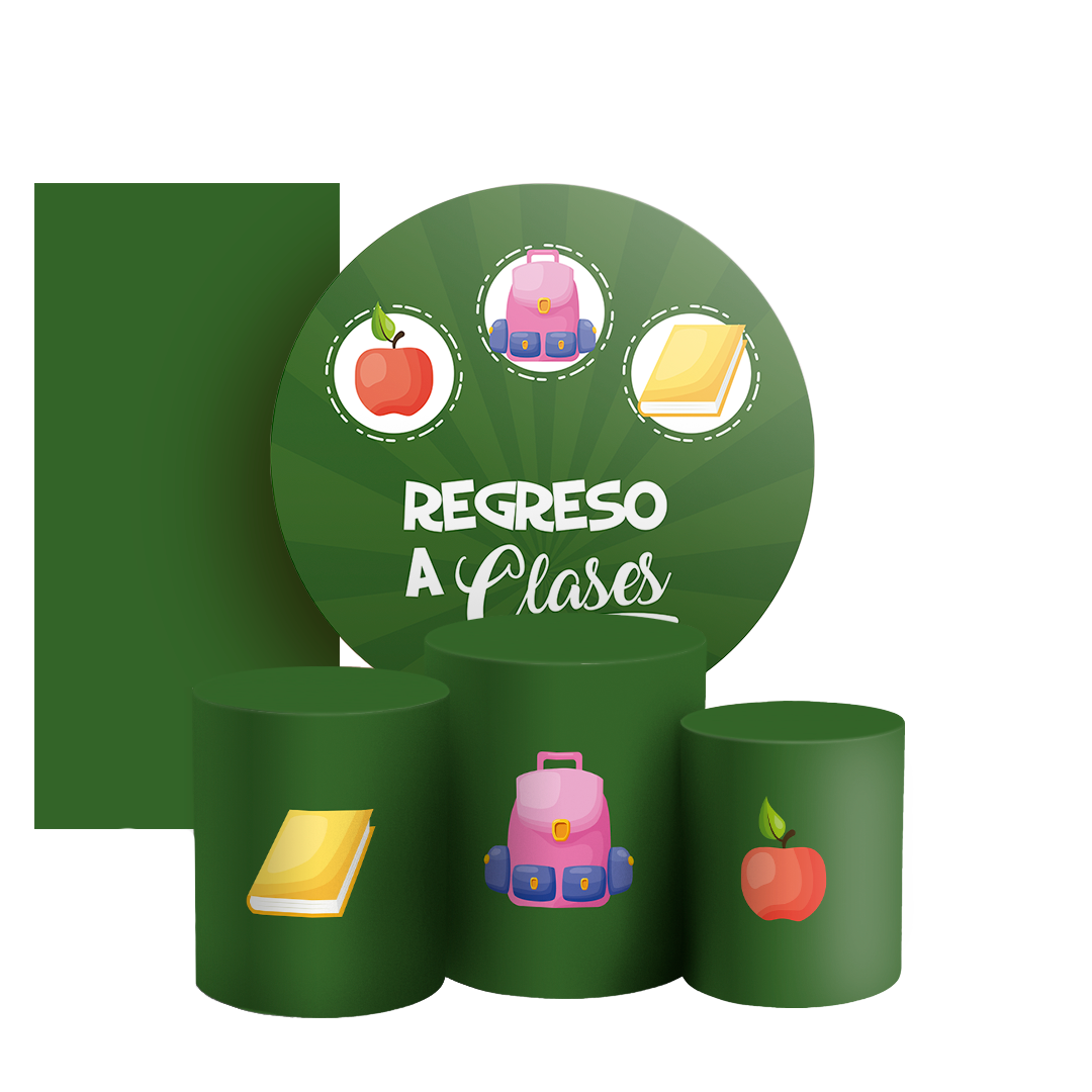 Arte Digital Painel de Festa - Regreso a Clases ES 805067