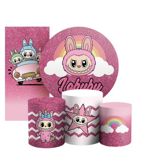 Arte Digital Painel de Festa - Labubu 805080