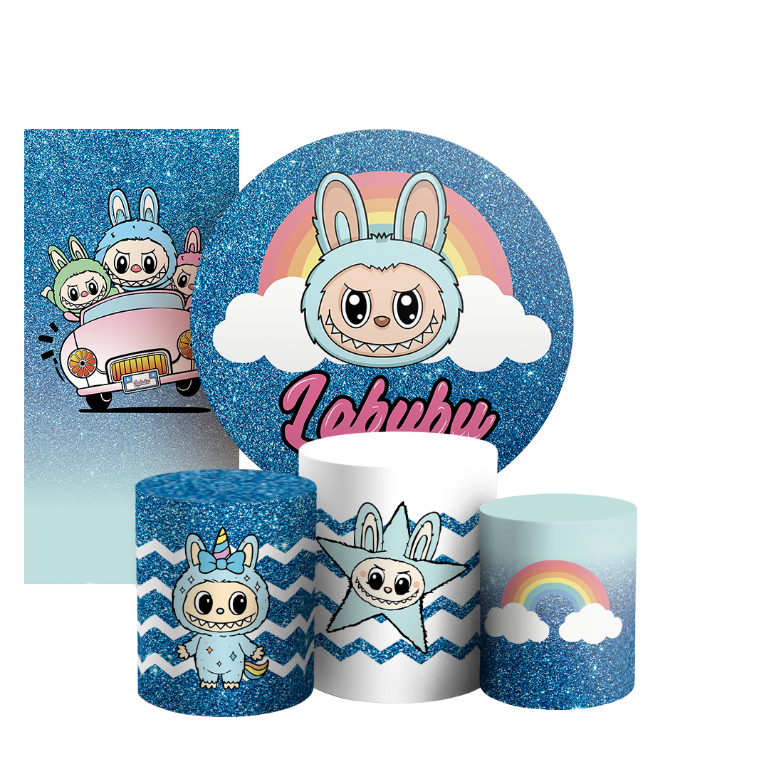 Arte Digital Painel de Festa - Labubu 805081