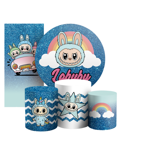 Arte Digital Painel de Festa - Labubu 805081