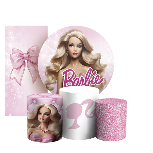 Arte Digital Painel de Festa - Barbie 805082