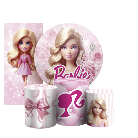 Arte Digital Painel de Festa - Barbie 805083