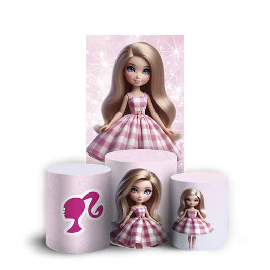 Arte Digital Painel de Festa - Barbie 805084