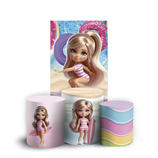 Arte Digital Painel de Festa - Barbie 805085