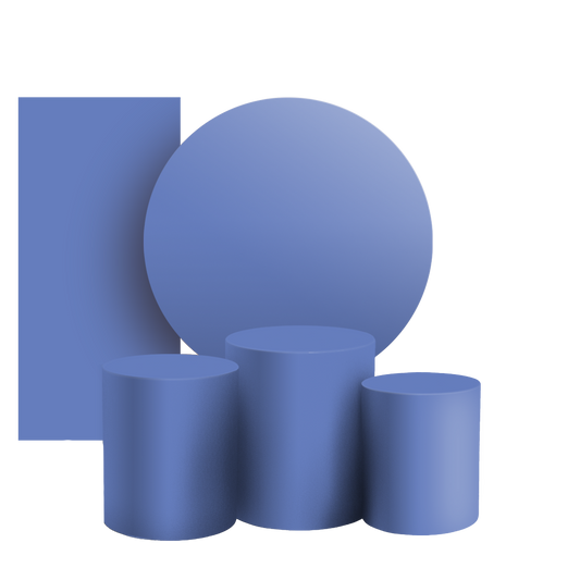 Arte Digital Painel de Festa - Cor Lisa Azul 47h 26v 805112