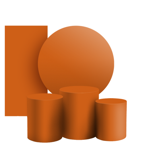 Arte Digital Painel de Festa - Cor Lisa Laranja 28h 13v 805114