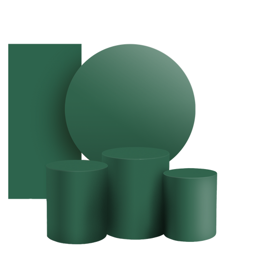 Arte Digital Painel de Festa - Cor Lisa Verde 27h 34v 805121